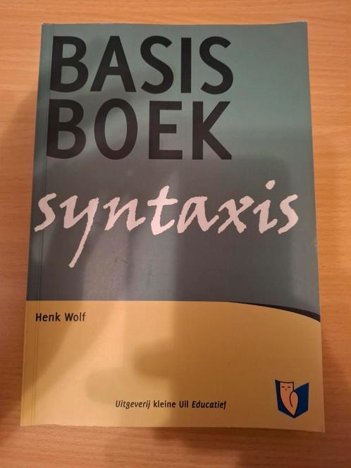 Henk Wolf - Basisboek syntaxis, Boeken, Studieboeken en Cursussen, Zo goed als nieuw, Ophalen of Verzenden