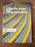 Recht voor organisaties- R. Westra, Boeken, Ophalen of Verzenden, Gelezen, HBO