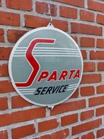 Sparta Service emaille bord, Verzamelen, Merken en Reclamevoorwerpen, Ophalen of Verzenden, Zo goed als nieuw, Reclamebord