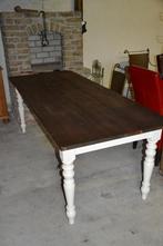 Landelijke Eetkamer tafel, Ophalen, Gebruikt, 200 cm of meer, 50 tot 100 cm