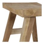 Kruk rechthoekig 40 x 30 cm onbehandeld teakhout, Ophalen of Verzenden, Nieuw, Hout
