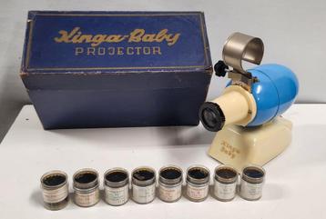 Antieke Kinga Baby Projector met 9 dia's  beschikbaar voor biedingen