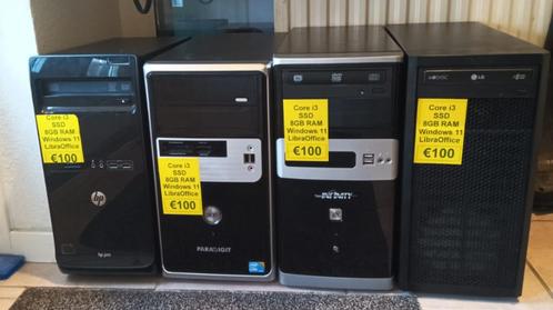 Super Vlotte Windows 11 PC. Intel Core i3, 8GB RAM, ' SSD !', Computers en Software, Desktop Pc's, Gebruikt, 3 tot 4 Ghz, SSD
