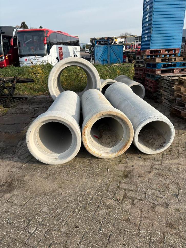 Betonnen rioolbuizen rond 500mm, Doe-het-zelf en Verbouw, Buizen en Afvoer, Gebruikt, Afvoer, Overige materialen, Minder dan 2 meter
