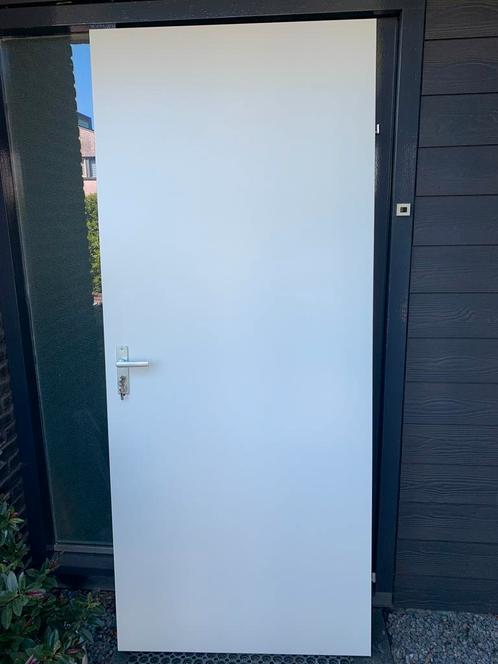 Svedex opdekdeur - zwaar - kleur mat witte glaslak, Doe-het-zelf en Verbouw, Deuren en Horren, Zo goed als nieuw, Binnendeur, 200 tot 215 cm