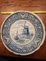 Delfts Blauw Bord met Molen, Ophalen