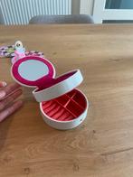Beige rond reis sieradendoosje, my jewellery, Ophalen of Verzenden, Overige materialen