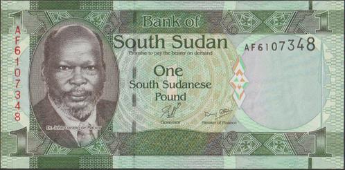 Zuid-Soedan 1 pound ND(2011) UNC p.5 (# 91), Postzegels en Munten, Bankbiljetten | Afrika, Los biljet, Overige landen, Verzenden