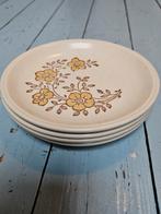 4 vintage Biltons England Gebaksbordjes - 17cm, Gebruikt, Ophalen of Verzenden, Bord(en), Overige stijlen