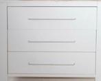 Witte commode met lades, Ophalen, Minder dan 75 cm, Zo goed als nieuw, Opstaande rand