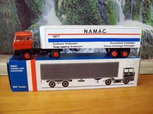 Lion Toys - Daf 2800 - Groot Logo - Namac 1977 -     in doos, Hobby en Vrije tijd, Modelauto's | 1:50, Gebruikt, Bus of Vrachtwagen