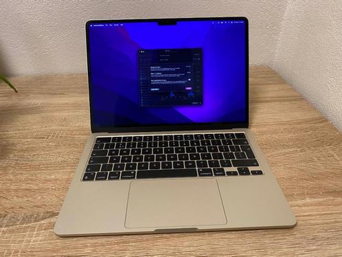 MacBook AIR M2 2023 8/256 Als nieuw 100% Batterijgezondheid, Computers en Software, Apple Macbooks, Zo goed als nieuw, MacBook Air