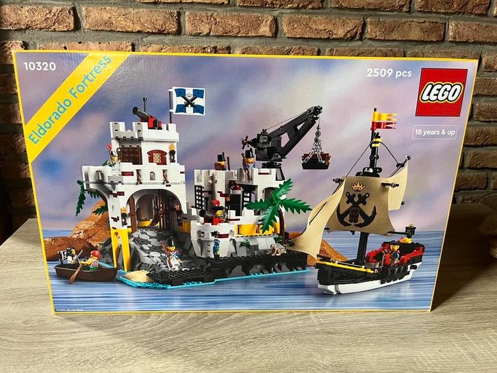 Lego 10320 Eldorado Fortress Icons, Kinderen en Baby's, Speelgoed | Duplo en Lego, Zo goed als nieuw, Lego, Complete set, Ophalen of Verzenden
