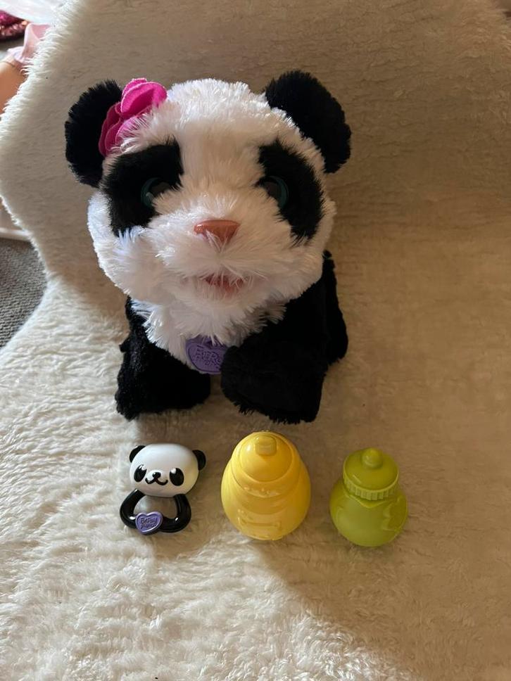 FurReal Friends Baby Panda nieuwstaat, Kinderen en Baby's, Speelgoed | Knuffels en Pluche, Zo goed als nieuw, Overige typen, Ophalen
