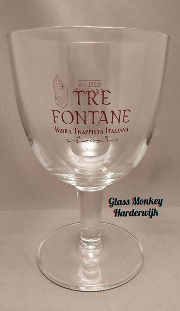 Tre Fontane bierglazen. 25cl  beschikbaar voor biedingen