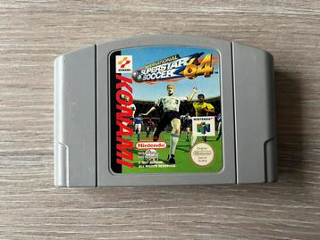 International Superstar Soccer 64 voor de Nintendo 64. beschikbaar voor biedingen