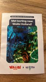 Korting walibi!, Tickets en Kaartjes, Kortingen en Cadeaubonnen, Drie personen of meer, Kortingsbon, Pretpark