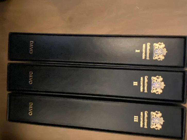 3 Davo album geïllustreerd verzamelen NL I,II en III, Postzegels en Munten, Postzegels | Toebehoren, Verzamelalbum, Ophalen of Verzenden