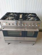 Boretti Fornuis plus 2 x elektrische ovens 90 cm breedte, Elektrisch, 60 cm of meer, 5 kookzones of meer, Vrijstaand