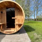 Elektrische barrelsauna red cedar wood, Sport en Fitness, Sauna, Nieuw, Complete sauna, Ophalen, Fins of Traditioneel