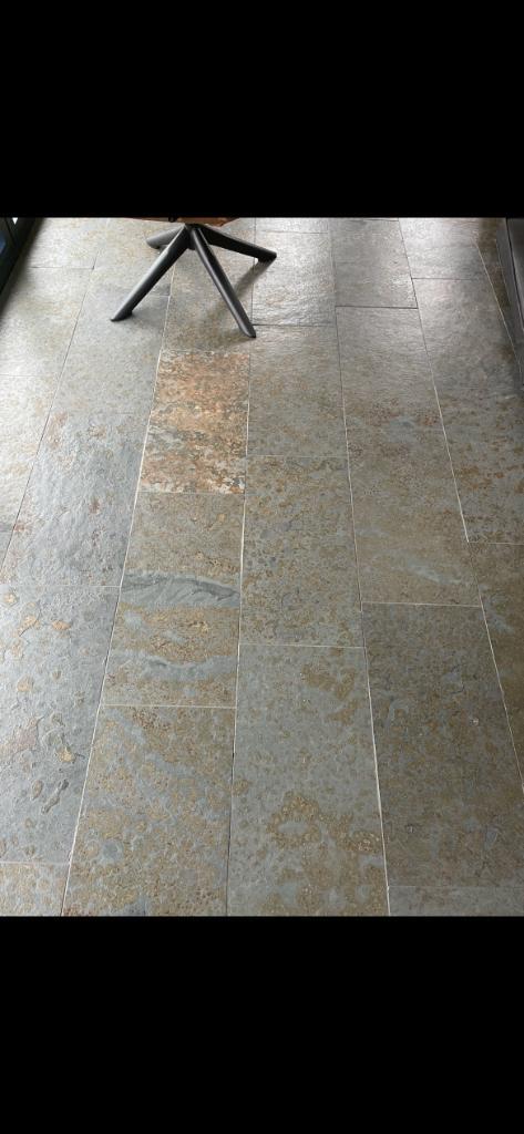 Braziliaanse MULTI COLOR natuursteen leisteen 30x60 ca 20m2, Doe-het-zelf en Verbouw, Tegels, Nieuw, Vloertegels, Overige materialen