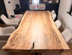 Unieke Suar Houten Tafel, Ophalen, 100 tot 150 cm, Teakhout, 200 cm of meer