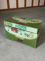 Beschilderd houten kistje, Antiek en Kunst, Ophalen