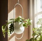 Ikea Chilistran plantenhanger wit, Tuin en Terras, Ophalen, Minder dan 30 cm, Rond, Zo goed als nieuw