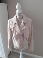 ECHT suede bikerjack jas jack, ONLY, maat 38., Maat 38/40 (M), Only, Beige, Ophalen of Verzenden