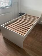 Ikea eenpersoons bed, Huis en Inrichting, Slaapkamer | Bedden, 90 cm, Eenpersoons, Wit, Zo goed als nieuw