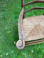 Antieke stoel met rieten zitting, Antiek en Kunst, Antiek | Meubels | Stoelen en Banken, Ophalen