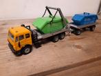 Mercedes SK met containers 1:55 siku 3516 NL, Hobby en Vrije tijd, Modelauto's | 1:50, Ophalen of Verzenden, Zo goed als nieuw