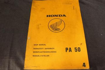 Honda PA50 Camino werkplaatshandboek manuel d'atelier beschikbaar voor biedingen
