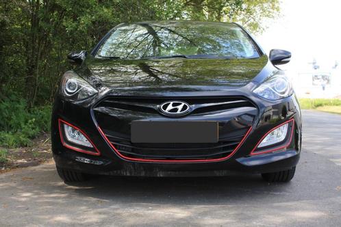 Mistlamp omlijsting RVS rood Hyundai i30 vanaf 2012-, Auto diversen, Auto-accessoires, Nieuw, Ophalen of Verzenden