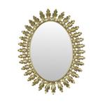 Vintage Deknudt Zonnespiegel Sunburst Goud Acanthus Sixties, Minder dan 50 cm, Gebruikt, Ophalen of Verzenden, Minder dan 100 cm
