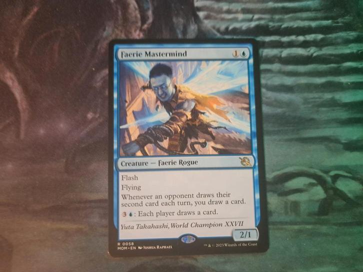 Faerie Mastermind, Hobby en Vrije tijd, Verzamelkaartspellen | Magic the Gathering, Zo goed als nieuw, Ophalen of Verzenden