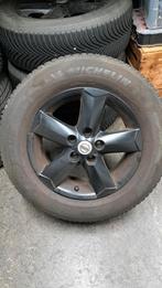 Michelin winterbanden met zwarte velgen, maat 215/65 R16, Auto-onderdelen, Banden en Velgen, Ophalen, 16 inch, Banden en Velgen