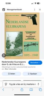 Gezocht!! NL vuurwapens 1895/1940 / Hembrug 1940 karabijn/ge, Ophalen, Nederland, Boek of Tijdschrift