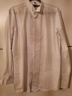 Smoking ov vadermoord plisse Maat M 39/40, Kleding | Heren, Overhemden, Wit, Nieuw, Gents, Halswijdte 39/40 (M)