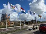 Aluminium (vlaggen)mast(en) 6m wit (Ral 9010), Diversen, Vlaggen en Wimpels, Verzenden, Zo goed als nieuw