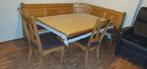 Eettafel met eethoeck incl. 2 stoelen en lamp, Huis en Inrichting, Tafels | Eettafels, Ophalen, Gebruikt, Rechthoekig, 50 tot 100 cm