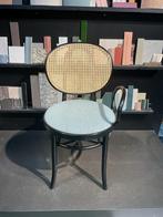 Vintage Thonet Stijl Stoel met Riet, Ophalen, Gebruikt, Zwart, Eén