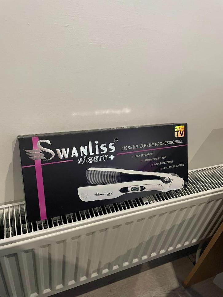 swanliss steam+ stijltang, Sieraden, Tassen en Uiterlijk, Uiterlijk | Haarverzorging, Nieuw, Krultang of Stijltang, Ophalen