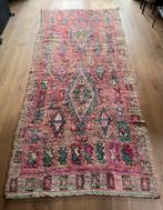 Boujaad berber vloerkleed 100% wol - 180x400 cm - gereinigd, Huis en Inrichting, Stoffering | Tapijten en Kleden, Ophalen, Overige kleuren