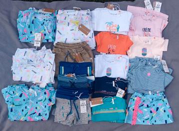 Partij 60x Bampidano babykleding beschikbaar voor biedingen