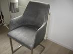 Leuke nw eetkamer stoel grijs kleine beschadiging €22,50., Huis en Inrichting, Ophalen of Verzenden, Zo goed als nieuw, Grijs