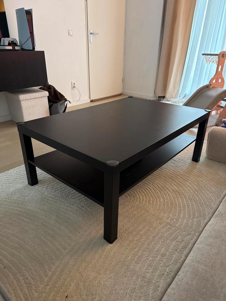 IKEA LACK Salontafel - ZwartBruin - Gebruikt, Huis en Inrichting, Tafels | Salontafels, Gebruikt, Minder dan 50 cm, 50 tot 100 cm