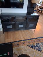 Stijlvol TV Meubel met Metalen Accenten, Huis en Inrichting, Kasten | Televisiemeubels, Ophalen, Gebruikt, 150 tot 200 cm, Glas