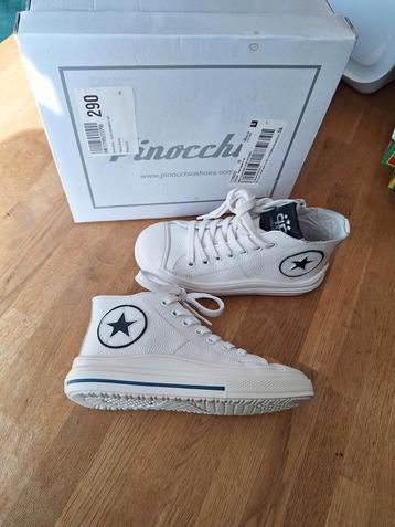 Splinter nieuwe Pinocchio witte leren jongens sneakers mt 29 beschikbaar voor biedingen