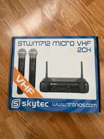 Skytec STWM712 draadloze dubbele microfoon set, Muziek en Instrumenten, Ophalen, Zangmicrofoon
